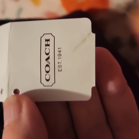 Coach NWT charcoal Passion Berry Purse Texture Feels Like Wool But Im Not Sure. - Picture 8 of 8